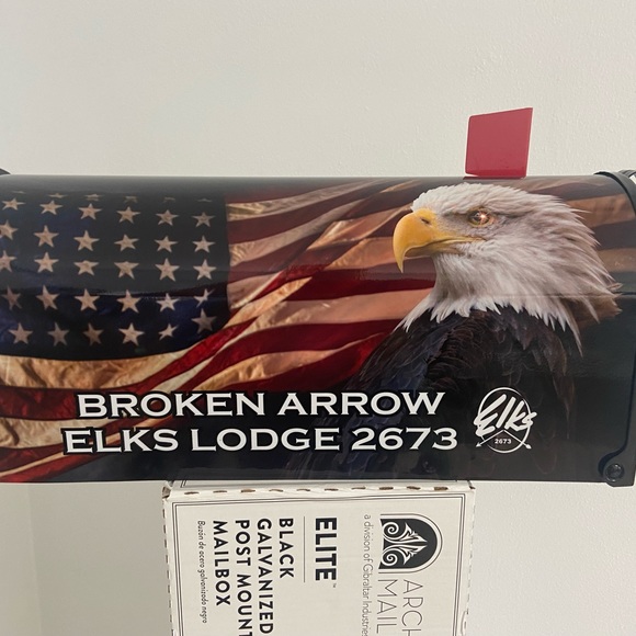 Patriotic Custom Mailboxes. Add your name & address optional. Trusted seller. - Picture 5 of 8